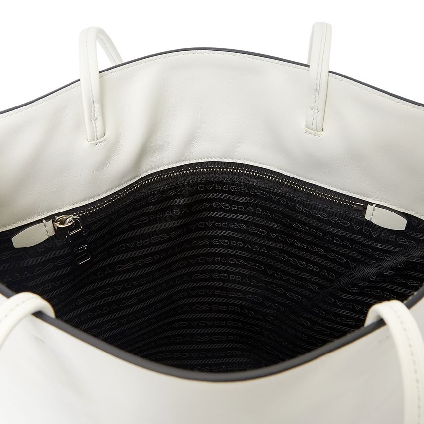  Túi Nữ Prada Logo Tote 'White' 
