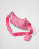  Túi Nữ Prada Re-Edition 2005 Re-Nylon Bag 'Pink' 