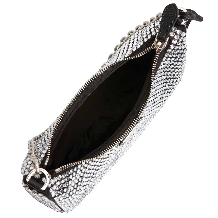  Túi Nữ Prada Reedition 2005 Crystal 'Silver' 