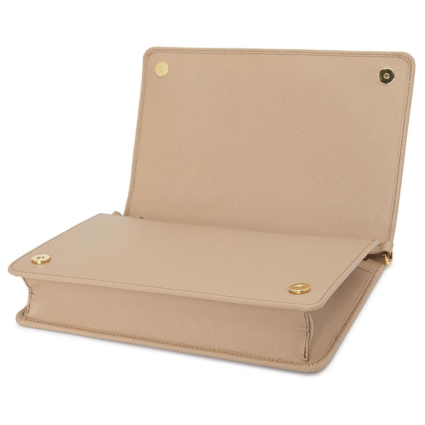  Túi Nữ Prada Saffiano Lux Mini 'Beige' 