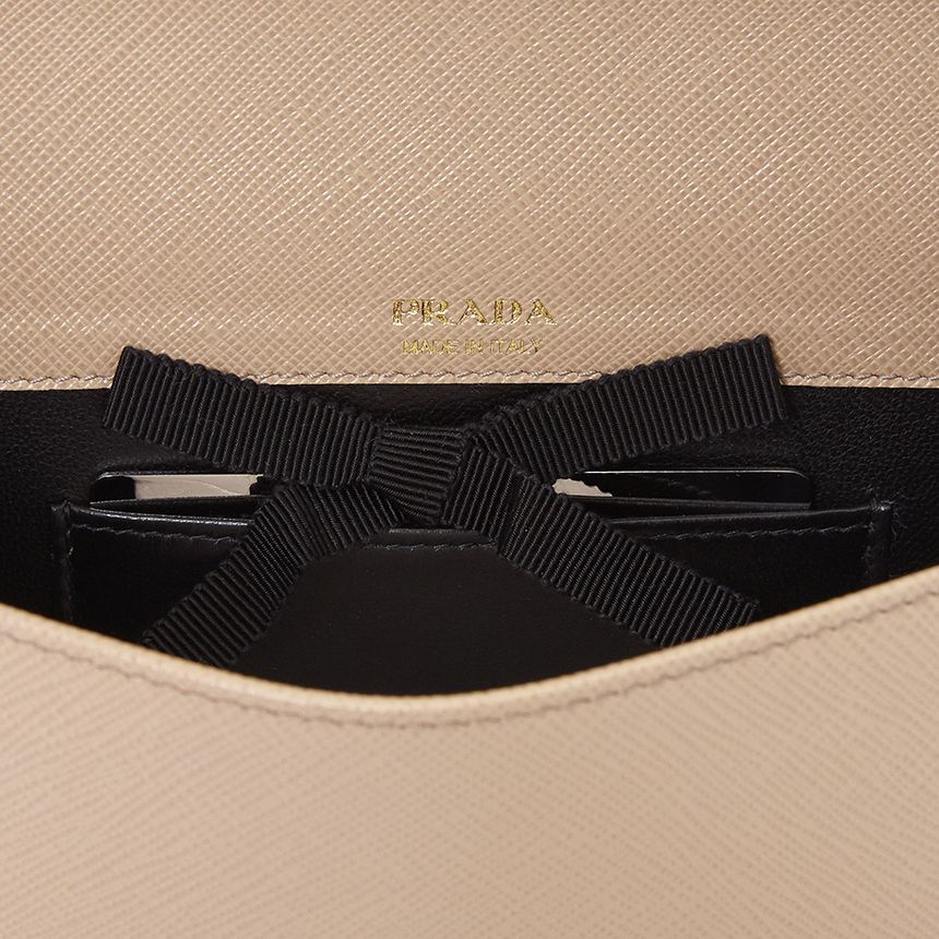  Túi Nữ Prada Saffiano Lux Mini 'Beige' 