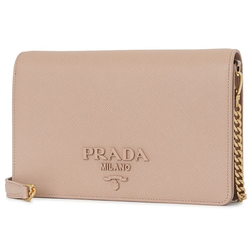  Túi Nữ Prada Saffiano Lux Mini 'Pink Beige' 