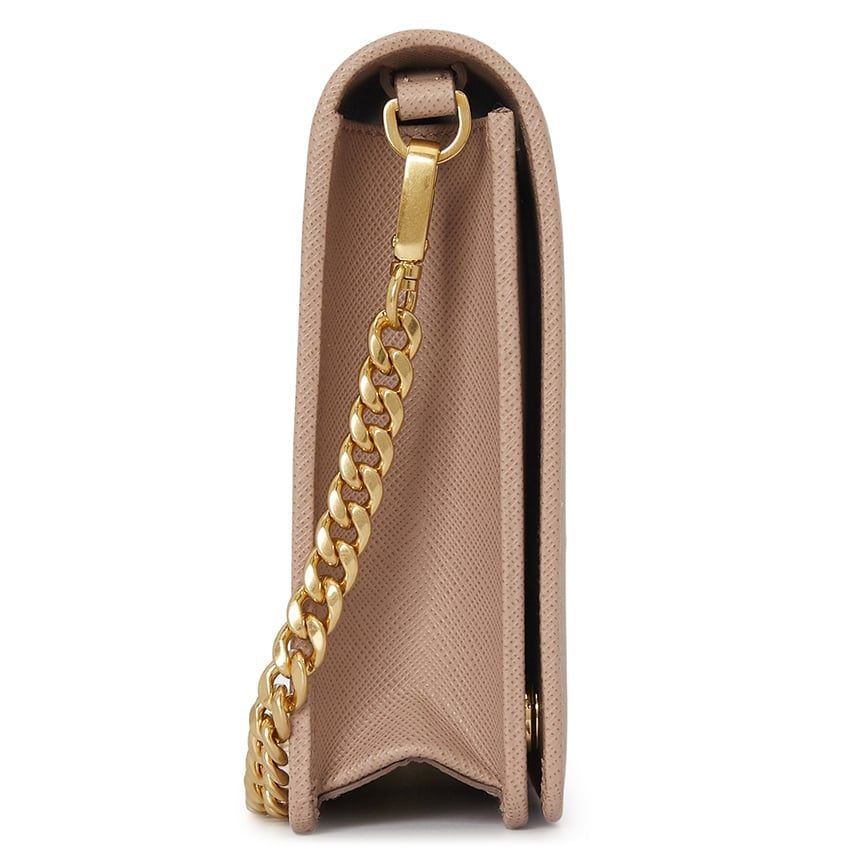  Túi Nữ Prada Saffiano Lux Mini 'Pink Beige' 