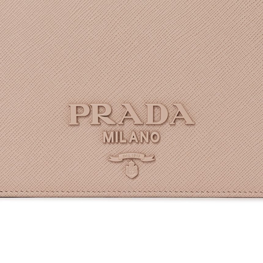  Túi Nữ Prada Saffiano Lux Mini 'Pink Beige' 
