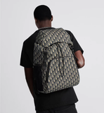  Balo Nam Dior 8 Backpack Flap 'Black Beige' 