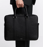  Túi Nam Dior Zipped Briefcase 'Black' 