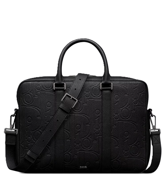  Túi Nam Dior Zipped Briefcase 'Black' 