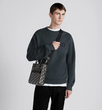  Túi Nam Dior Safari North-South Tote Bag 'Black Beige' 