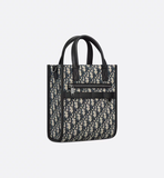  Túi Nam Dior Safari North-South Tote Bag 'Black Beige' 