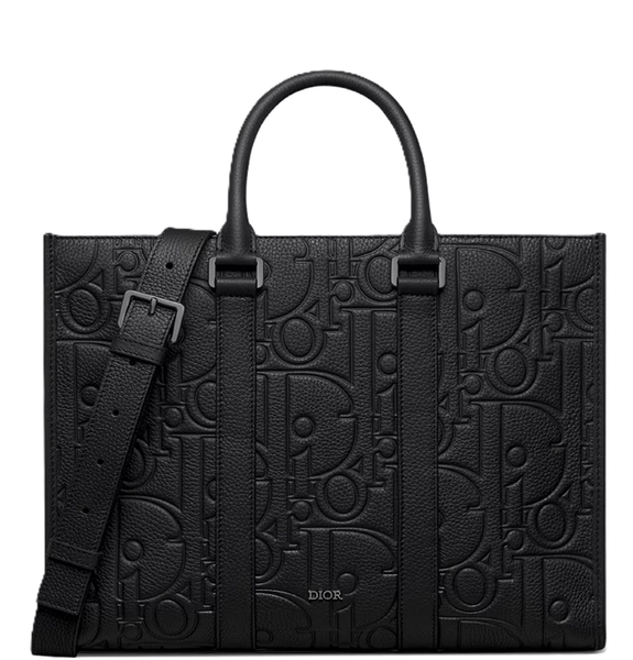  Túi Nam Dior Medium East-West Tote Bag 'Black' 