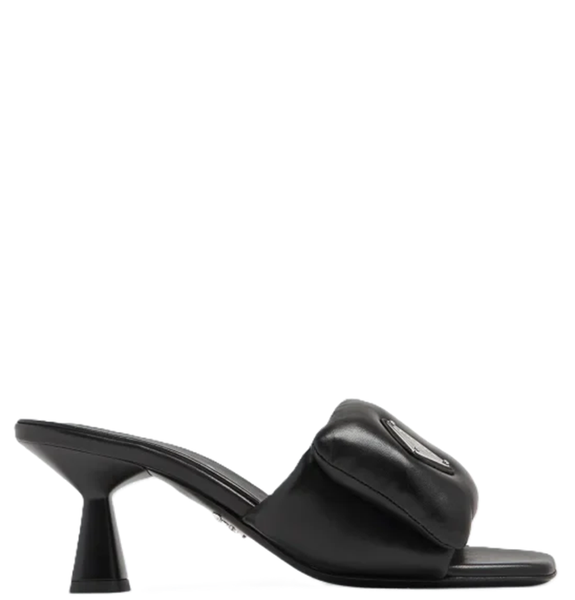  Dép Nữ Prada Sort Padded Nappa 'Black' 