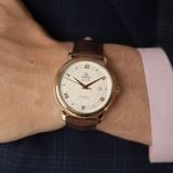  Đồng Hồ Nam OMEGA De Ville Prestige Automatic Silver Dial 