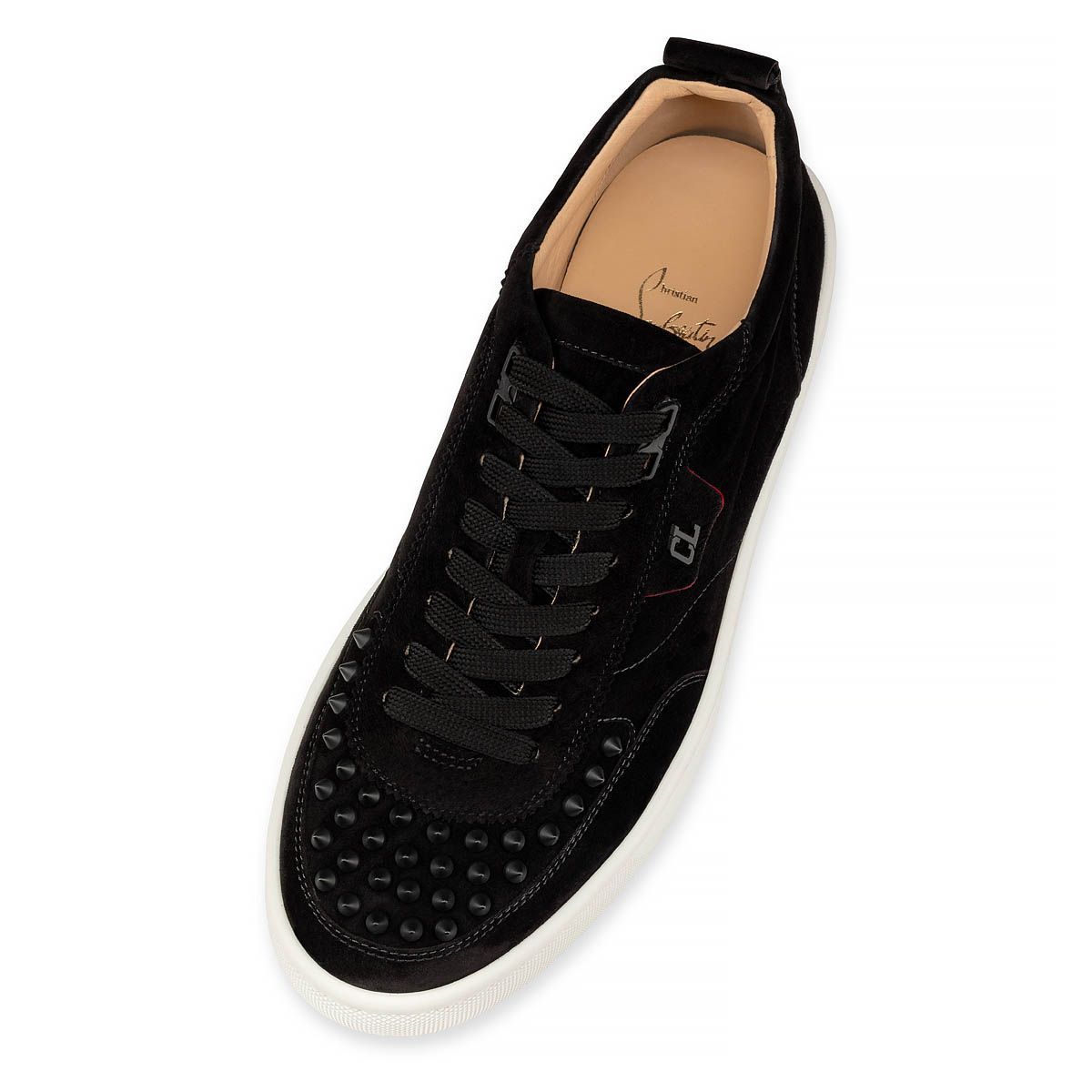  Giày Nam Christian Louboutin Happyrui Spikes 'Black' 