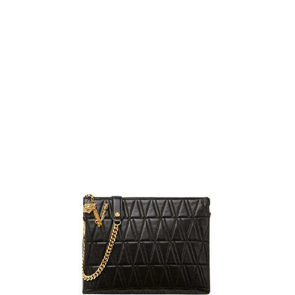  Túi Nữ Versace Virtus Shoulder 'Black' 