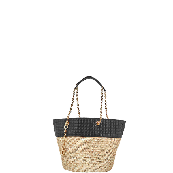  Túi Nữ Celine Raffia And Calfskin 'Black Gold' 