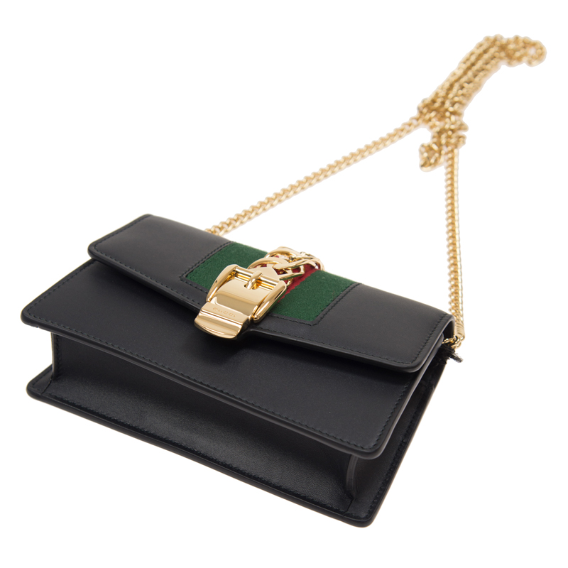 Túi Gucci Sylvie Leather Mini Chain Bag 