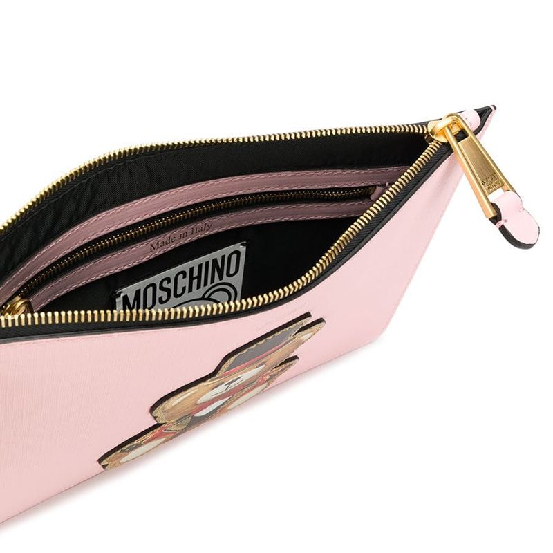  Túi Nữ Moschino Teddy Bear Clutch 'Pink' 