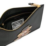  Túi Nữ Moschino Teddy Bear Clutch 'Black' 