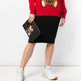  Túi Nữ Moschino Teddy Bear Clutch 'Black' 