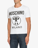  Áo Nam Moschino Cotton Double Question Mark 'White' 