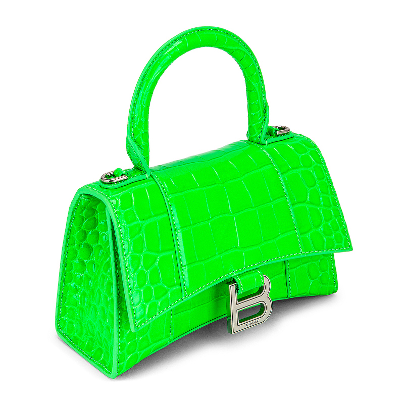  Túi Nữ Balenciaga XS Hourglass 'Fluo Green' 