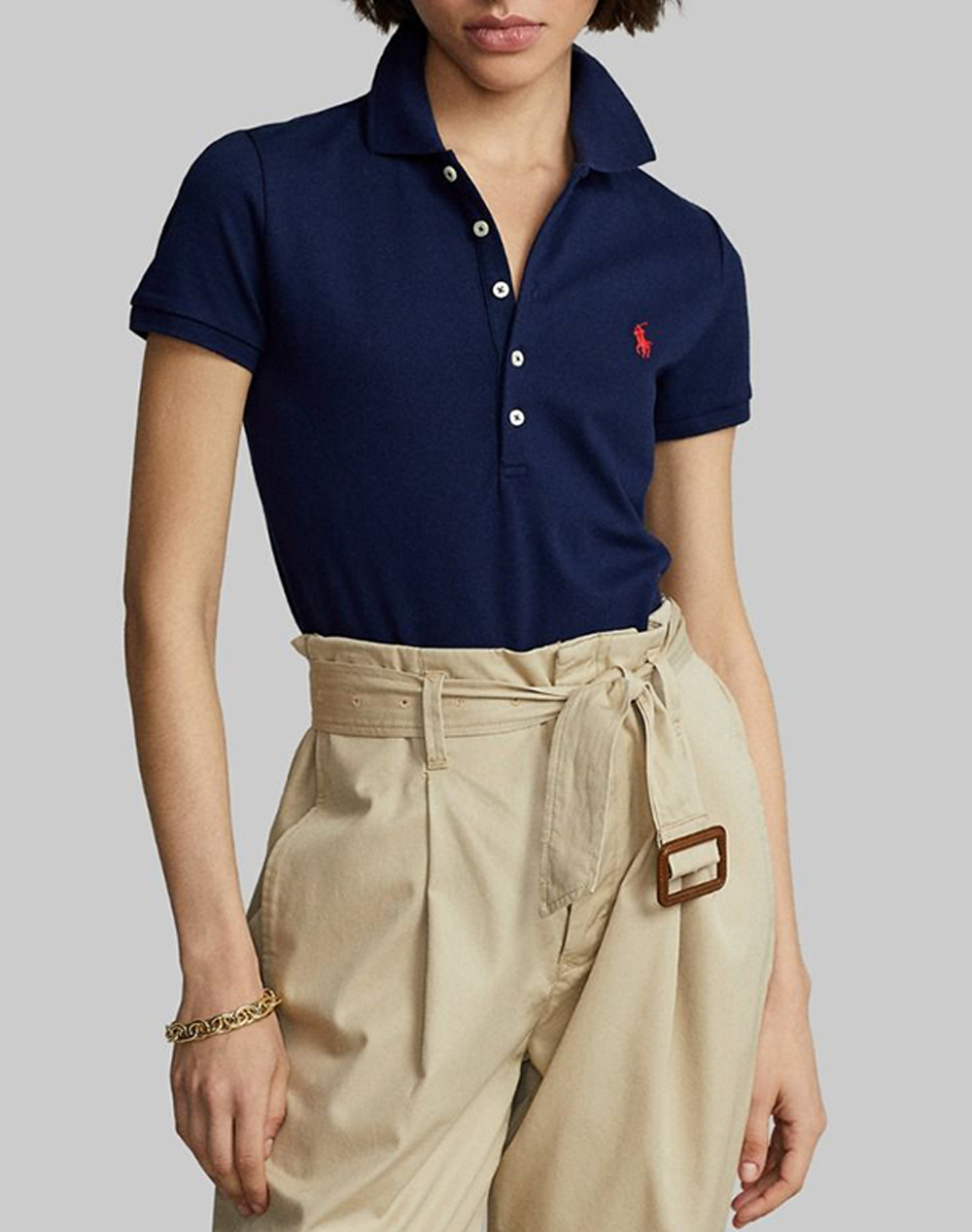  Áo Nữ Polo Ralph Lauren Polo Shirt 'Navy' 