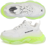  Giày Nữ Balenciaga Triple S Clear Sole Sneaker Athletic 'White Neon' 