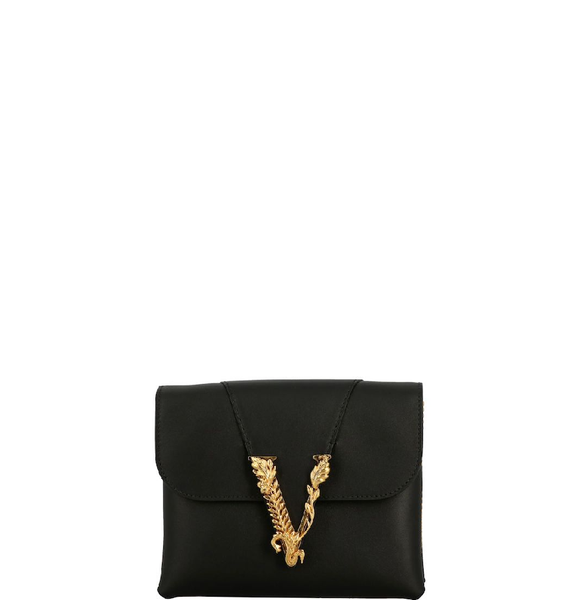  Túi Nữ Versace Virtus Clutch 'Black' 