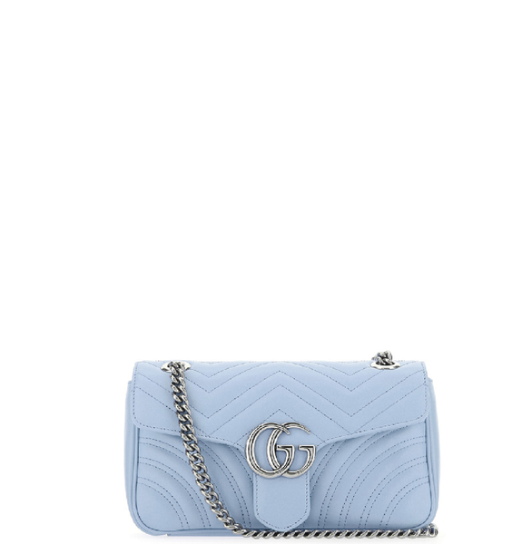  Túi Nữ Gucci GG Marmont Small Shoulder Bag Pastel 'Blue' 