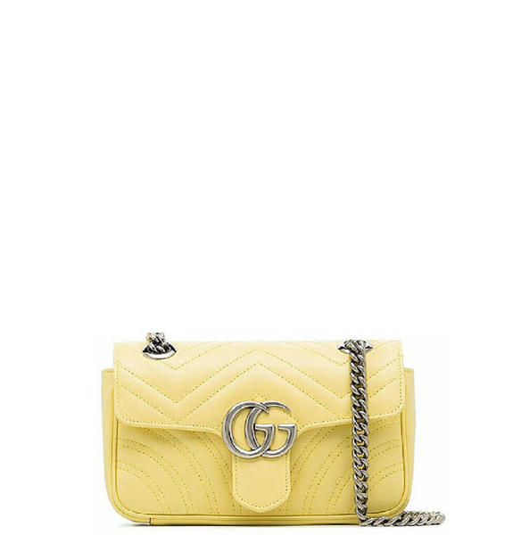  Túi Nữ Gucci GG Marmont Small Shoulder Bag 'Yellow' 