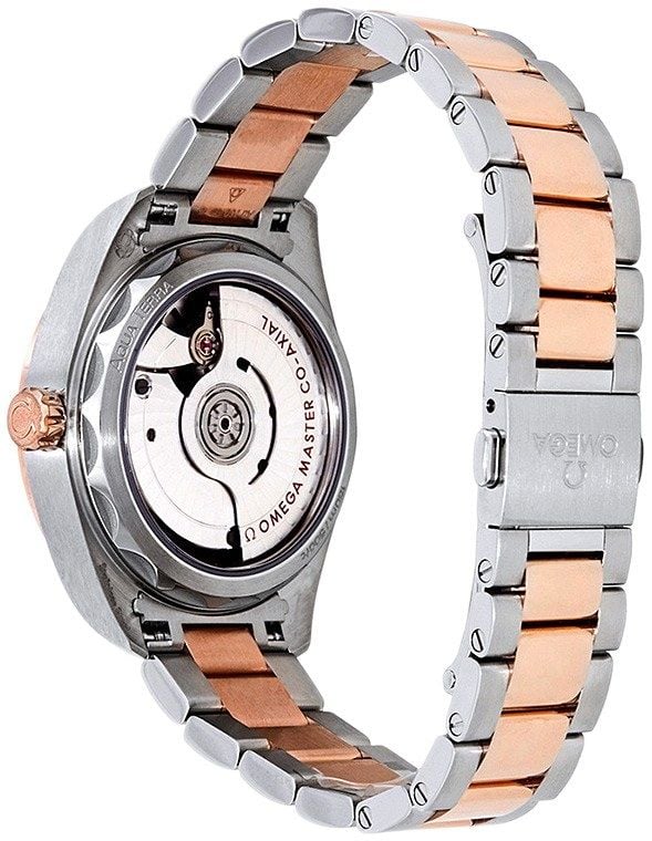  Đồng Hồ OMEGA Seamaster Aqua Terra Automatic Chronometer Diamond Blue Dial 