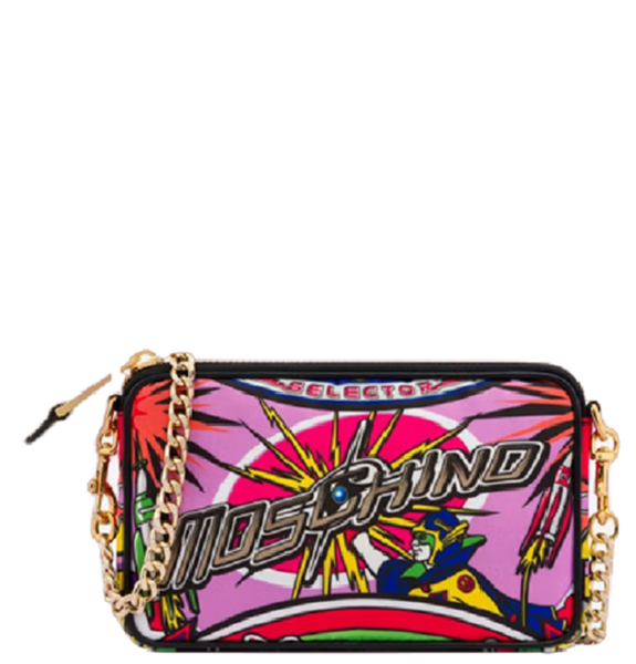  Túi Moschino Nữ Shoulder Bag Pinball Print 