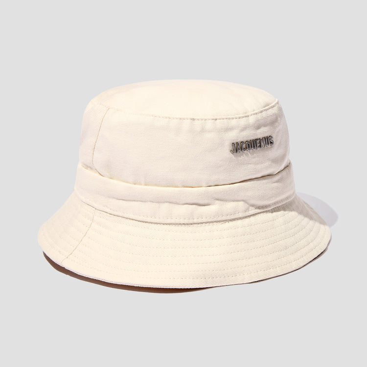  Mũ Nữ Jacquemus Le Bob Gadjo Metallic 'White' 