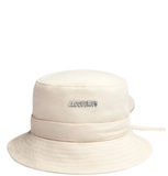  Mũ Nữ Jacquemus Le Bob Gadjo Metallic 'White' 
