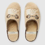  Giày Nữ Gucci The North Face x Gucci Slipper Merino Wool 'Beige' 