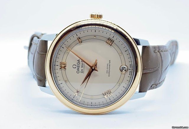  Đồng Hồ OMEGA De Ville Automatic Beige Dial 