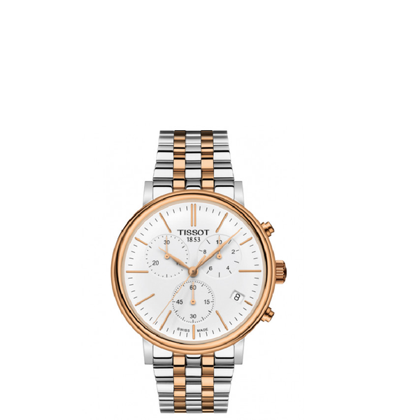  Đồng Hồ Nam Tissot Carson Premium Chronograph Quartz 'White' Dial 