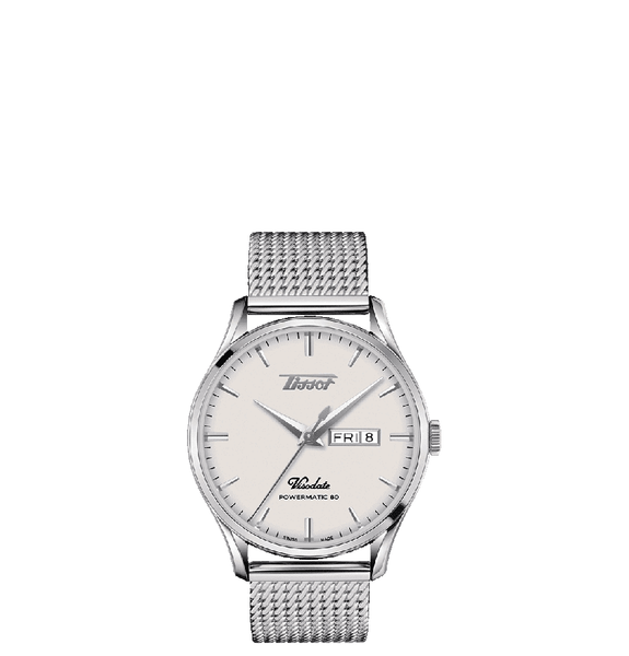  Đồng Hồ Nam Tissot Heritage 'White' Dial 