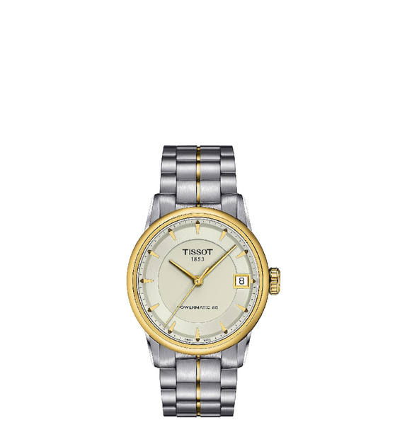  Đồng Hồ Nữ Tissot Luxury Automatic Ivory Dial 
