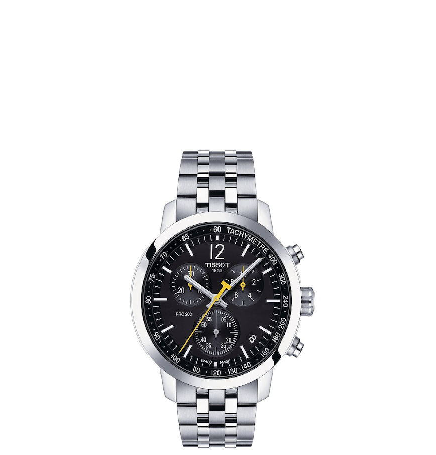  Đồng Hồ Nam Tissot PRC 200 Chronograph Quartz 'Black' Dial 