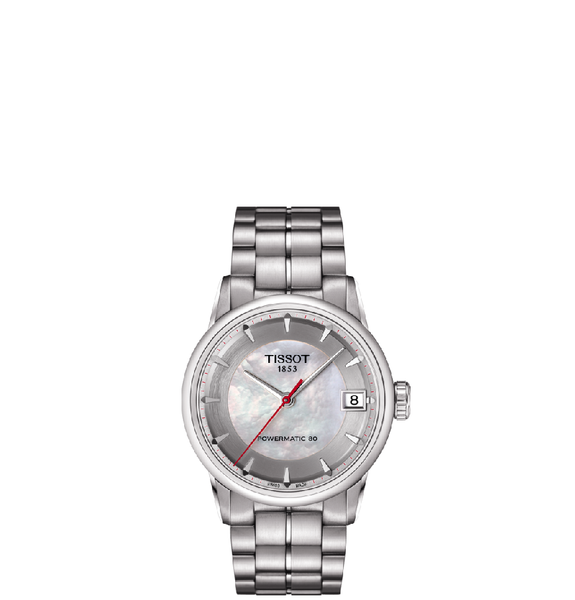  Đồng Hồ Nữ Tissot Luxury Asian Games Automatic Mother of Pearl Dial Stainless Steel 