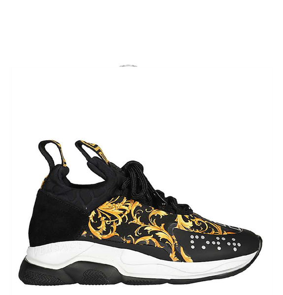  Giày Nữ Versace Barocco Print Low-top 'Black Multi' 
