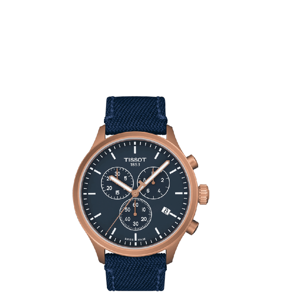  Đồng Hồ Nam Tissot Chronograph Quartz 'Blue' Dial 