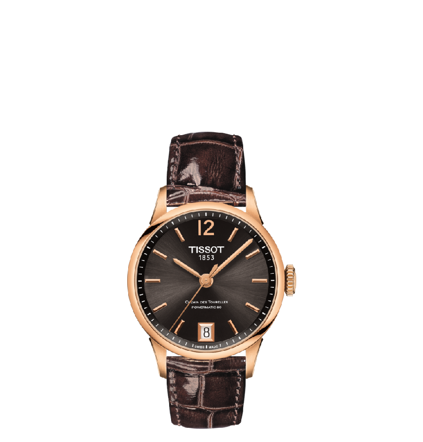  Đồng Hồ Nữ Tissot T-Classic Automatic 'Brown' Dial 