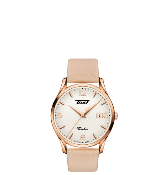  Đồng Hồ Tissot Heritage Visodate Silver Opalin Dial 'Brown' 