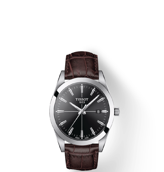  Đồng Hồ Nam Tissot Gentleman Quartz 'Black' Dial 