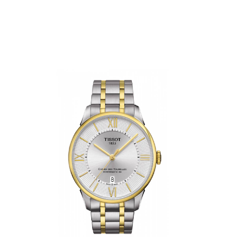  Đồng Hồ Nam Tissot Chemin Des Tourelles Powermatic 80 'Gold' 