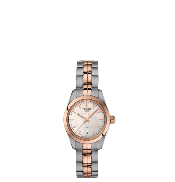 Đồng Hồ Nữ Tissot T-Classic Mother of Pearl Dial Two-tone 