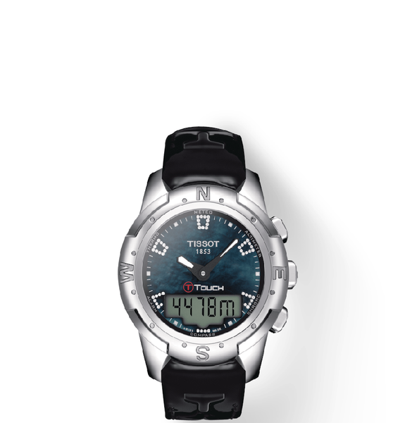  Đồng Hồ Nam Tissot T-Touch II Perpetual Alarm World Time Chronograph 