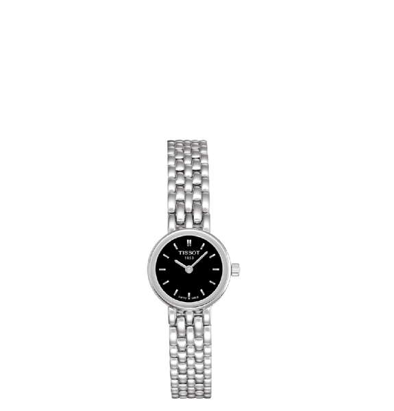  Đồng Hồ Nữ Tissot Lovely Black Dial Stainless Steel 